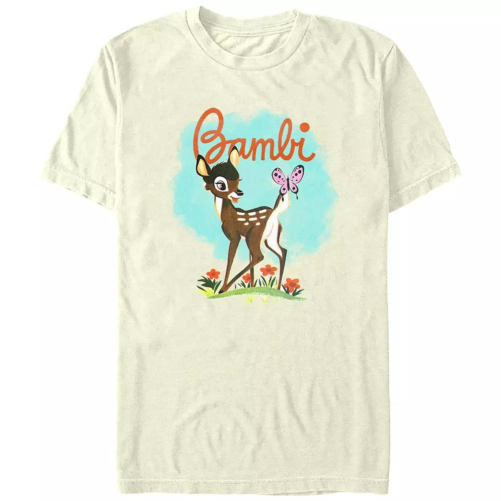 Disney's Bambi With Butterfly Poster Juniors' Graphic Tee, Women's,  Product Image