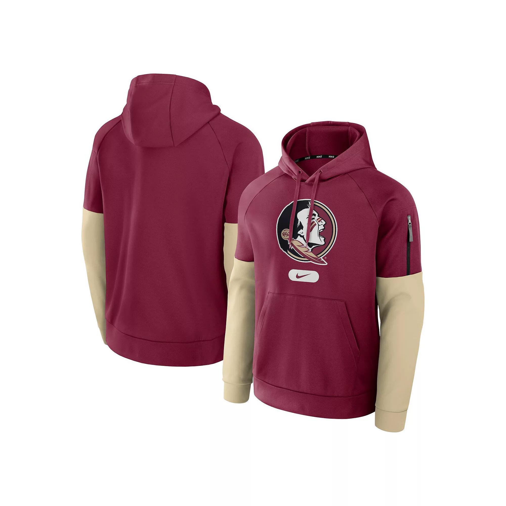 Mens Florida State Seminoles Fitness Mens Nike Therma College Pullover Hoodie | 02V608DEFTN-6ZS Product Image