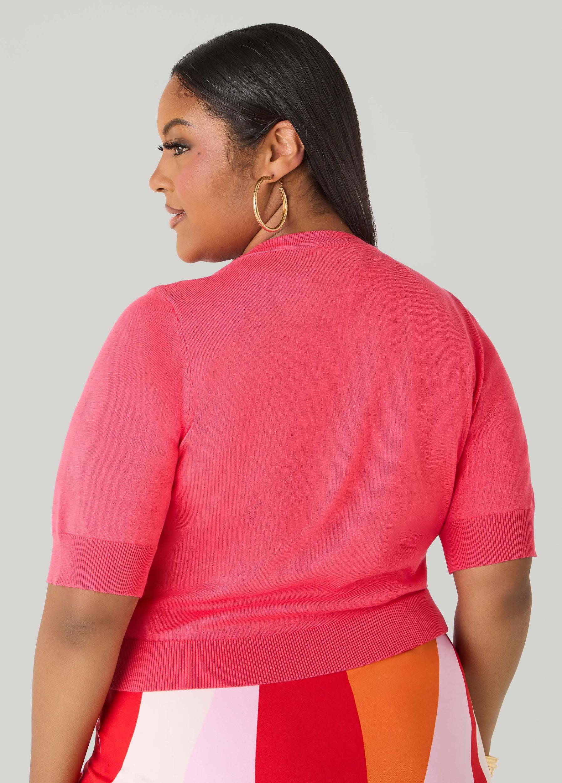Knitted Crop Cardigan Product Image