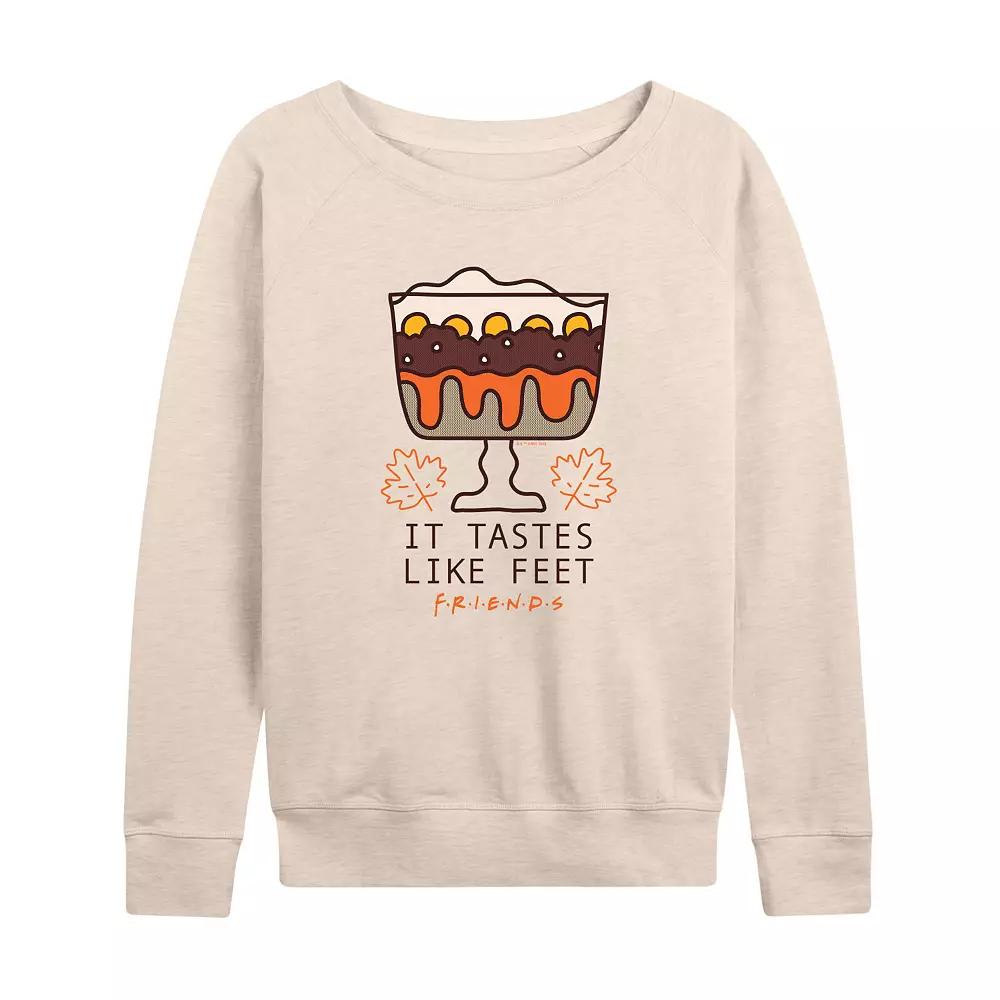 Women's Friends It Tastes Like Feet French Terry Long Sleeve Tee,  Product Image
