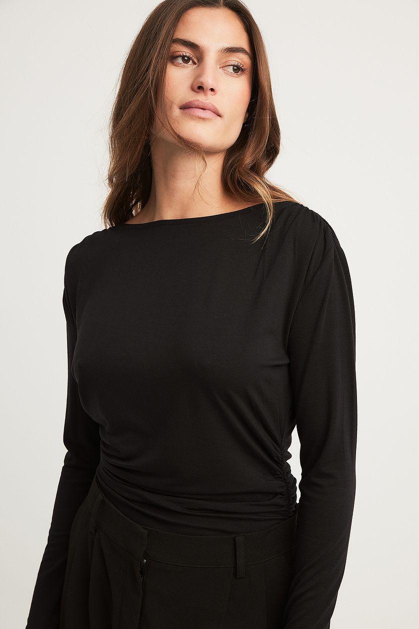 Draped Jersey Top Product Image