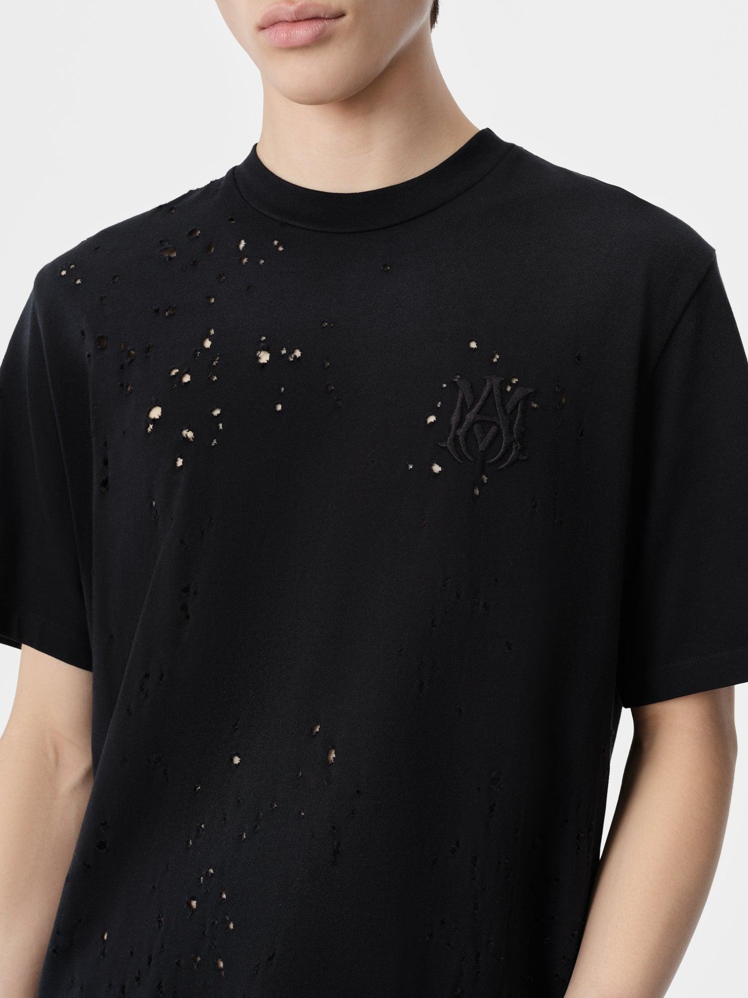 MA SHOTGUN EMBROIDERED TEE - Black Male Product Image