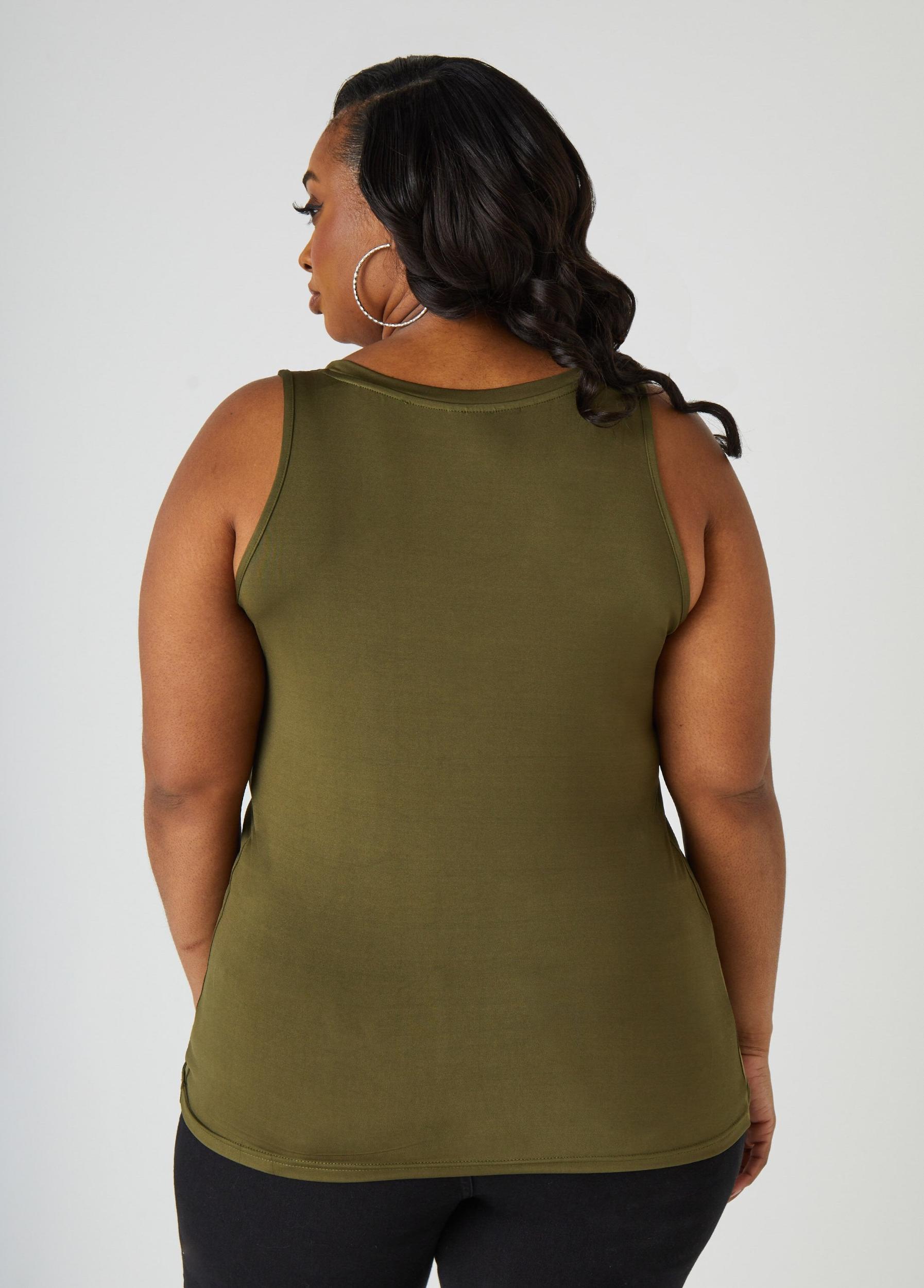 Plus Size The Basic Tank Top Ashley Stewart Product Image