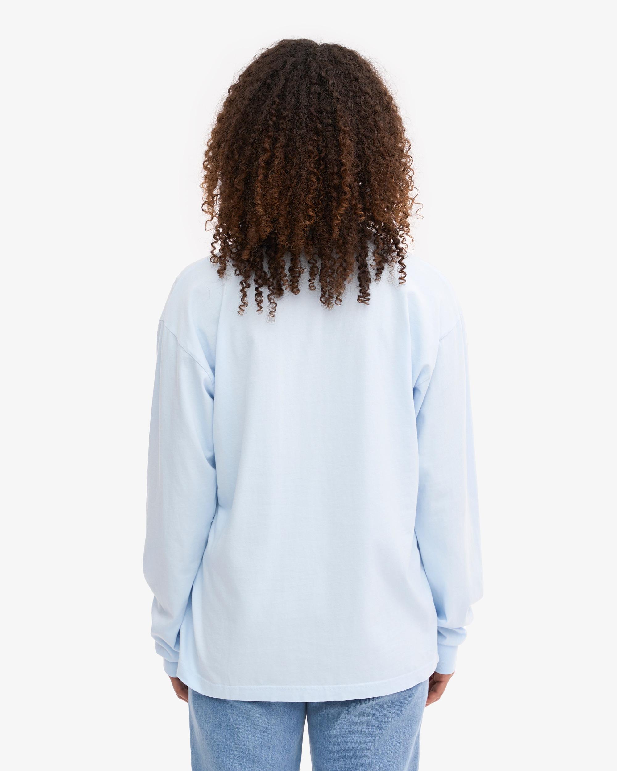 Oversized Organic LS T-Shirt - Polar Blue Product Image