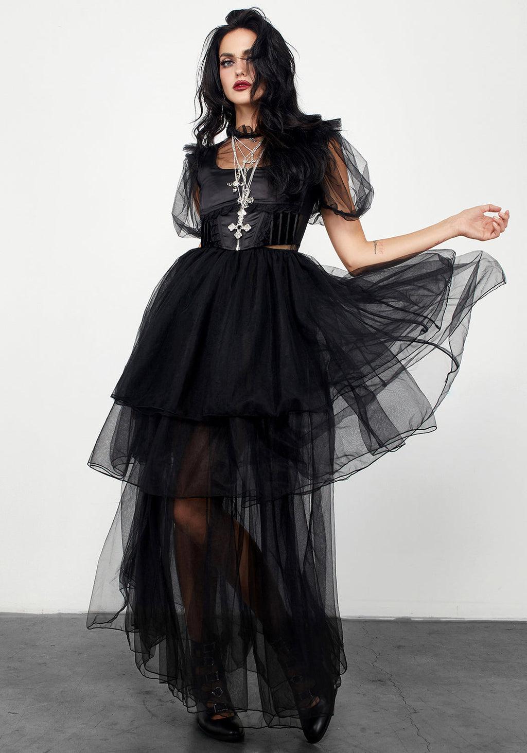CHAOS LAYERED TULLE GOWN Product Image