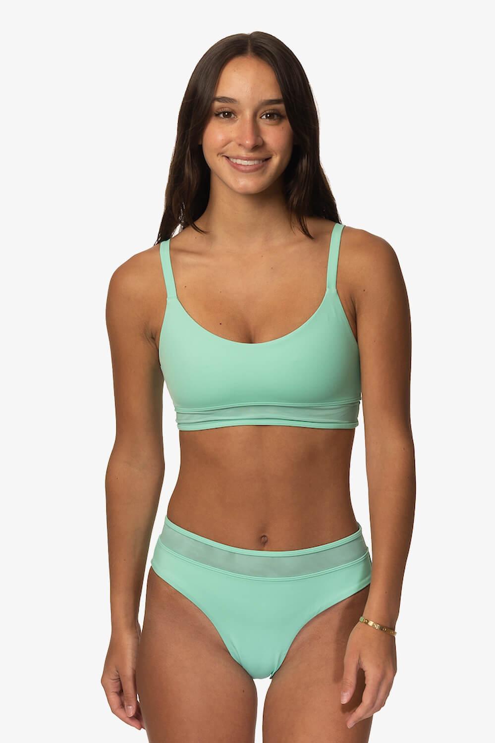 Claire Mesh Bikini Bottom - Spirulina Female Product Image