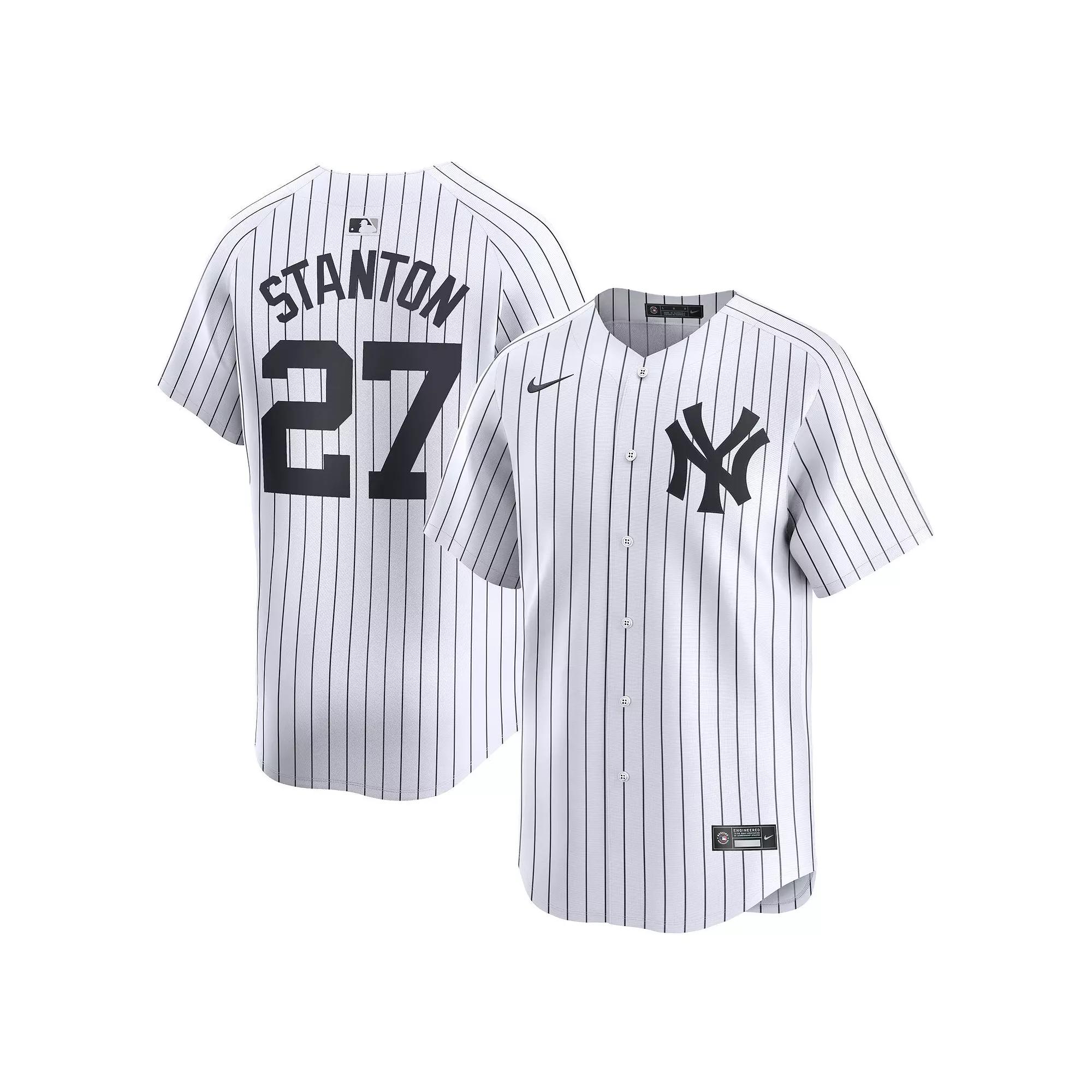 Men's Nike Giancarlo Stanton White New York Yankees Home Limited Player Jersey,  Product Image