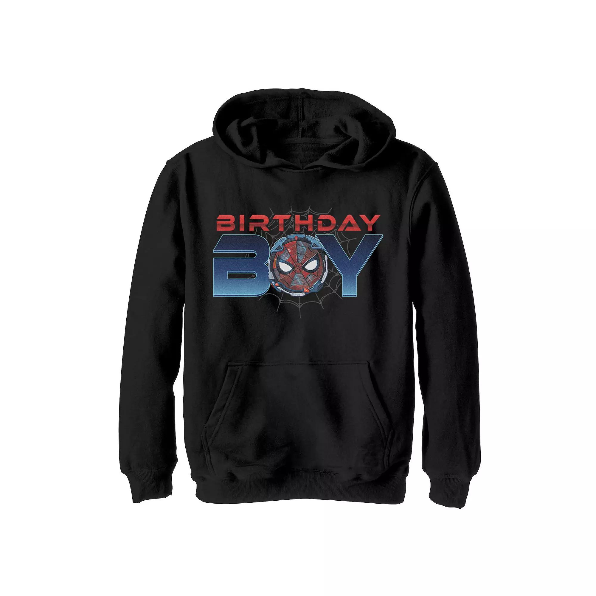 Boys Marvel Comics Spider-Man Birthday Boy Graphic Hoodie, Boy's,  Product Image