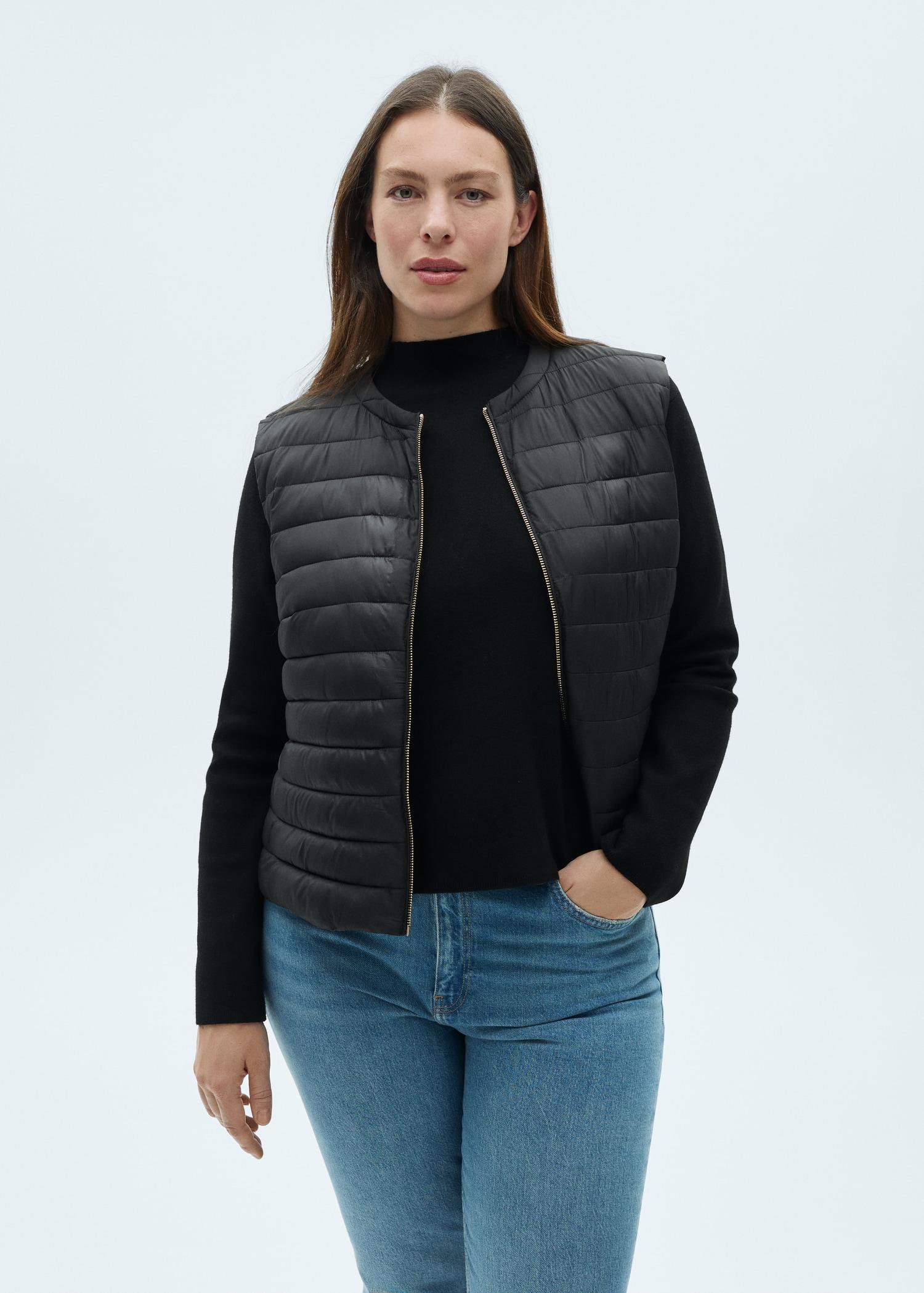 Quilted gilet - Women | MANGO USA Product Image