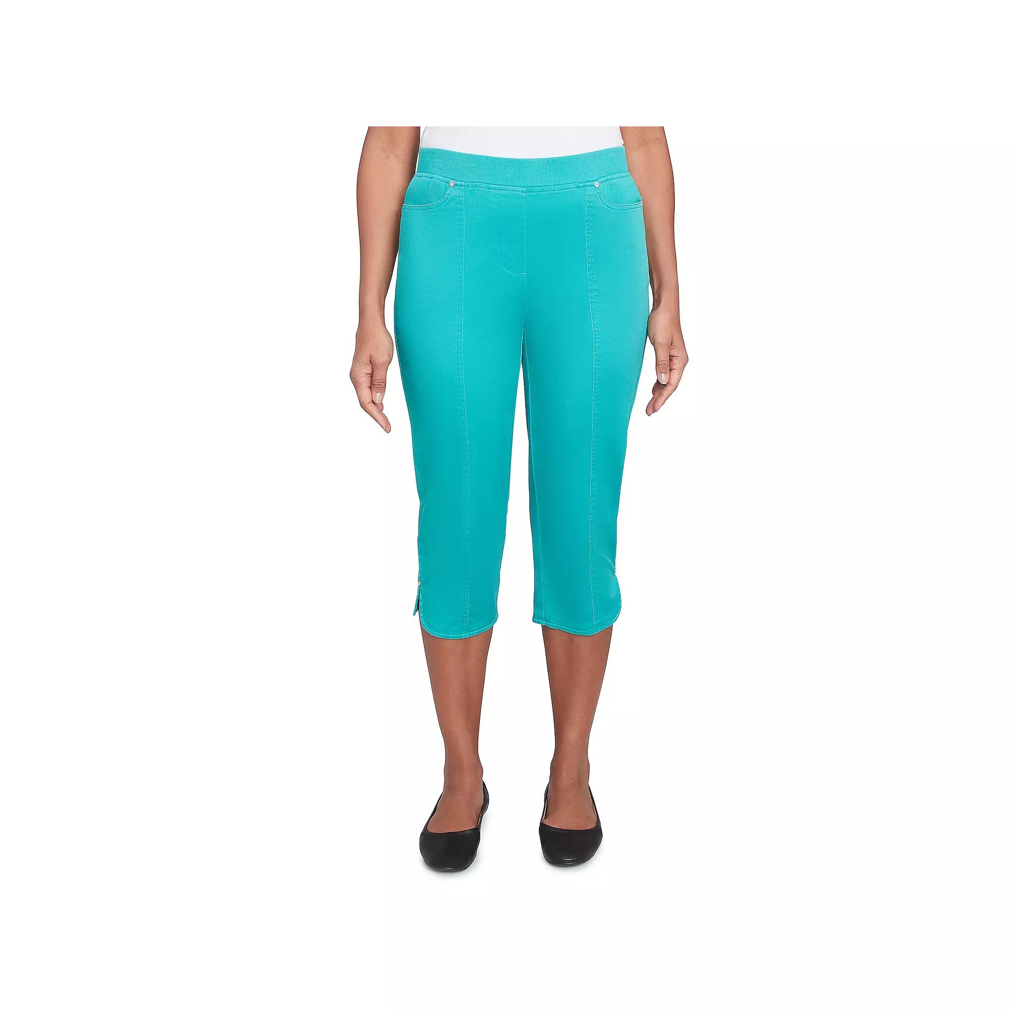 Women's Alfred Dunner Tailored Tulip Hem Capri Pants,  Product Image