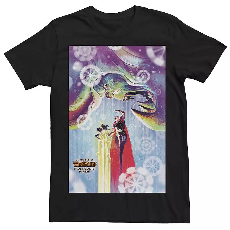 Men's Marvel's Thor Fight Frost Giants Comic Cover Tee,  Product Image
