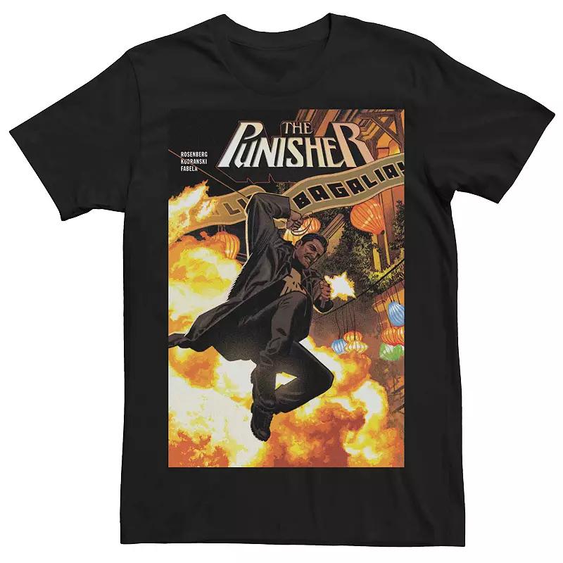 Men's Marvel's Punisher Explosion Comic Cover Tee,  Product Image