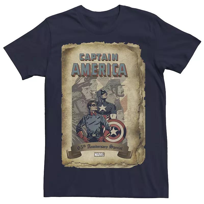 Men's Marvel Captain America And Bucky Barnes 65th Anniversary Tee,  Product Image