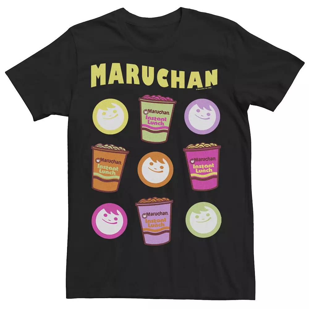Men's Maruchan Neon Logo And Cup Icon Tee,  Product Image