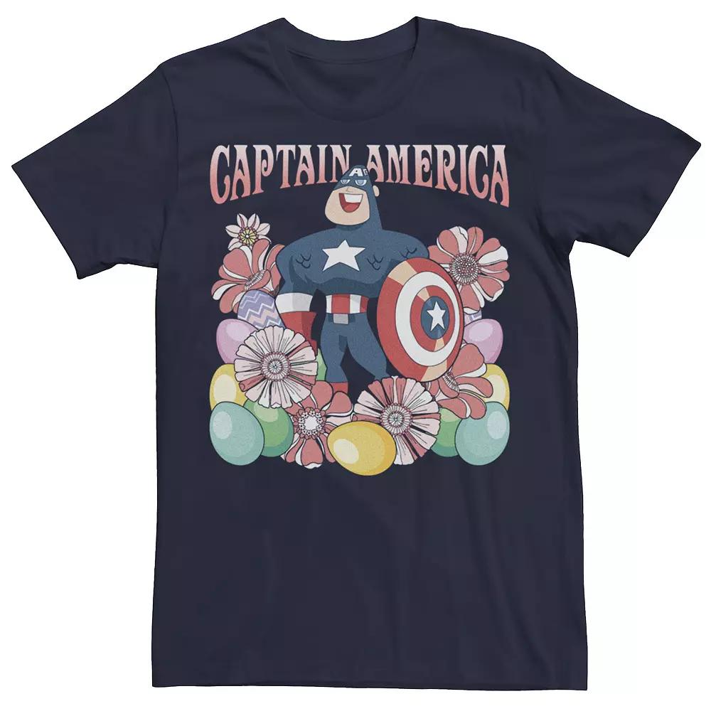 Men's Marvel Captain America Collecting Eggs Since 41 Easter Tee,  Product Image