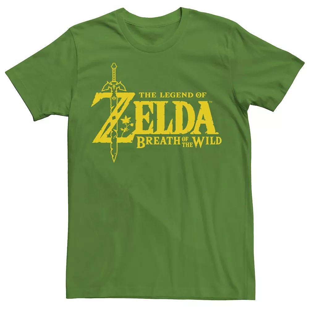 Men's Nintendo The Legend Of Zelda Yellow Hue Logo Tee,  Product Image