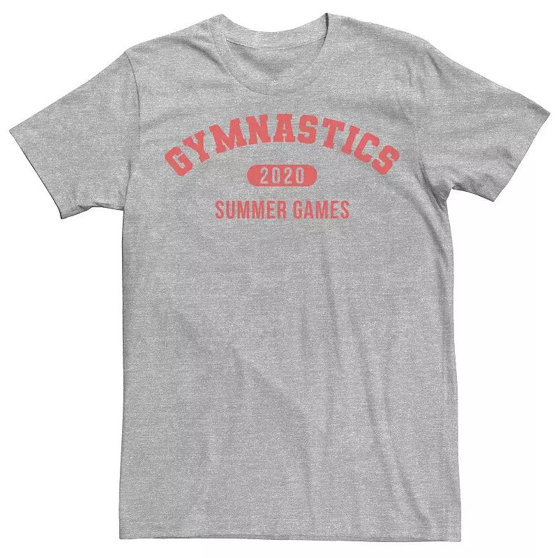 Mens Gymnastics Summer Games 2020 Tee Athletic Grey Product Image