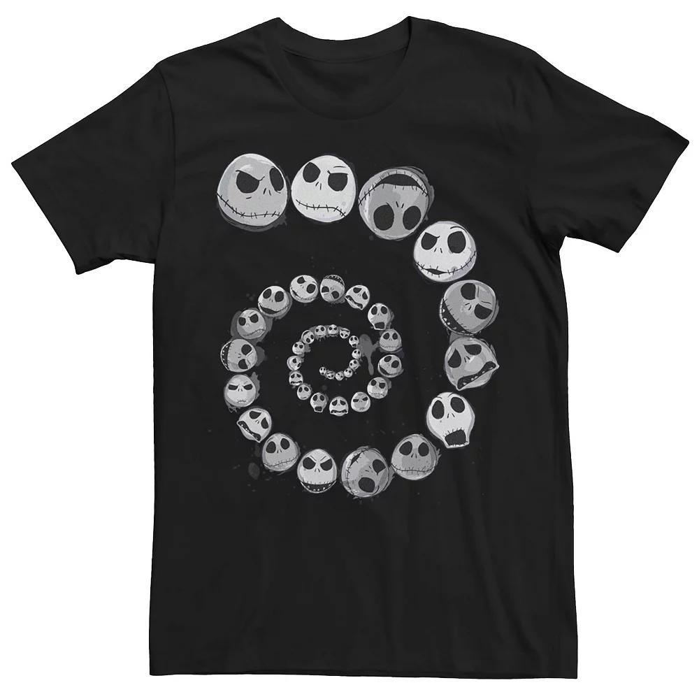 Disney's The Nightmare Before Christmas Jack Skellington Men's Emotional Spiral Tee,  Product Image