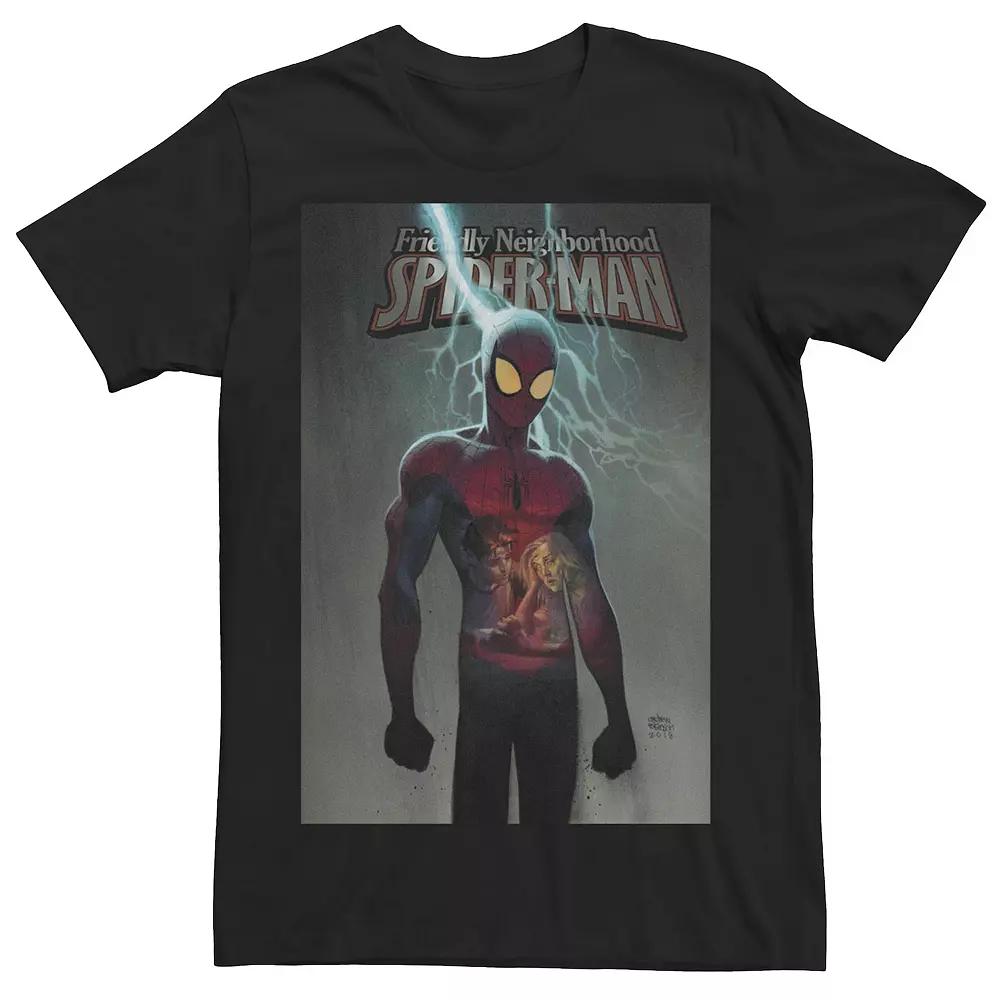 Men's Marvel Friendly Neighborhood Spider-Man Comic Cover Tee,  Product Image