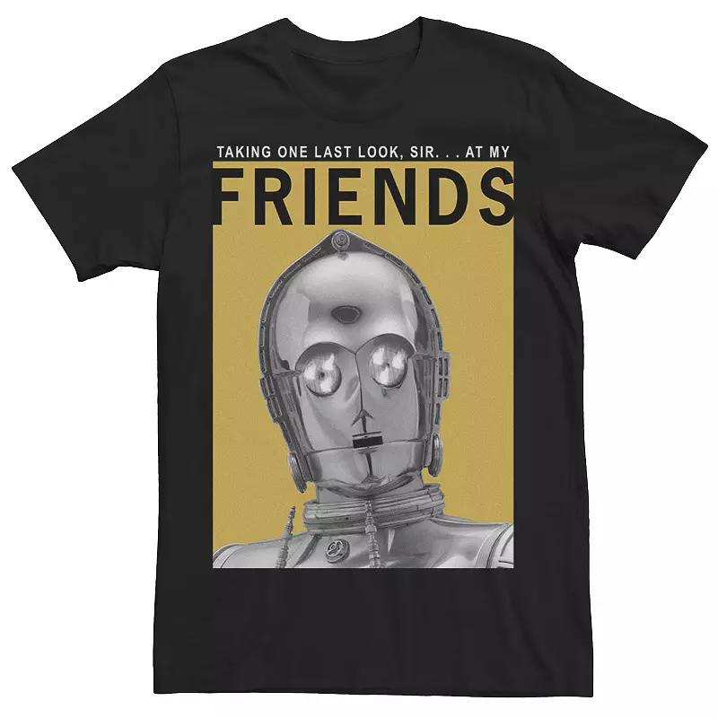 Men's Star Wars The Rise of Skywalker C-3PO My Friends Poster Tee,  Product Image