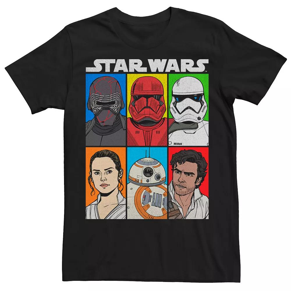 Men's Star Wars The Rise of Skywalker Character Grid Tee,  Product Image