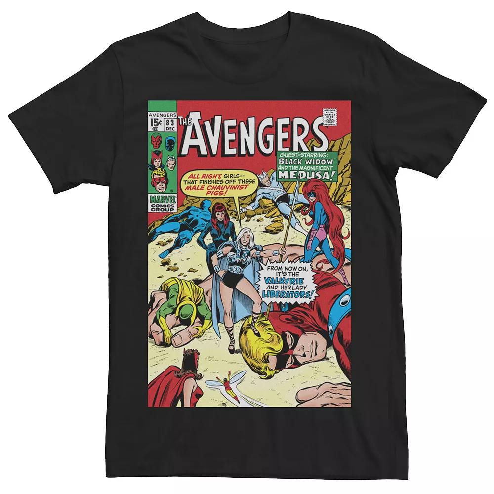 Men's Marvel The Avengers Valkyrie And Her Lady Liberators Cover Tee,  Product Image
