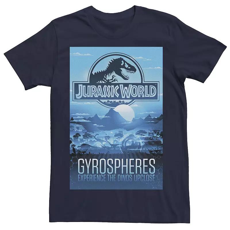 Men's Jurassic World Gyrospheres Tour Park Poster Graphic Tee,  Product Image