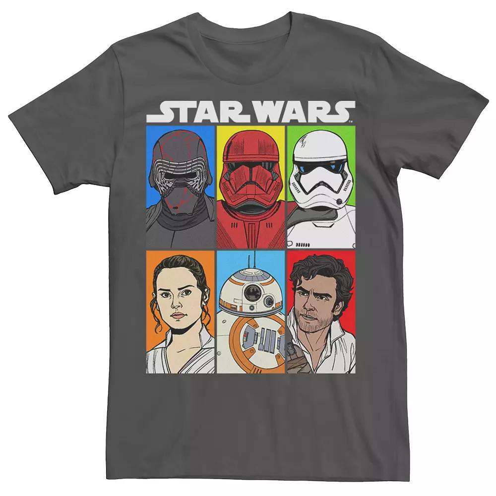 Men's Star Wars The Rise of Skywalker Character Grid Tee,  Product Image