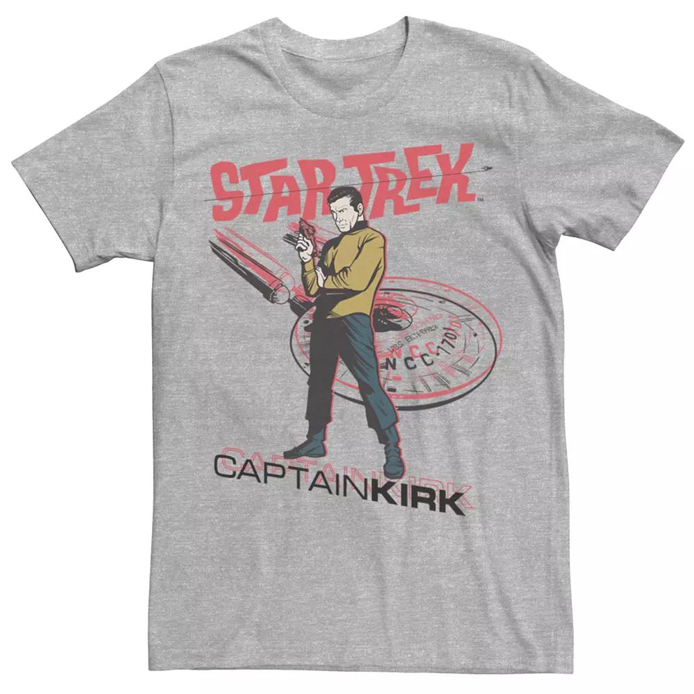 Men's Star Trek The Original Series Kirk Ship Tee,  Product Image