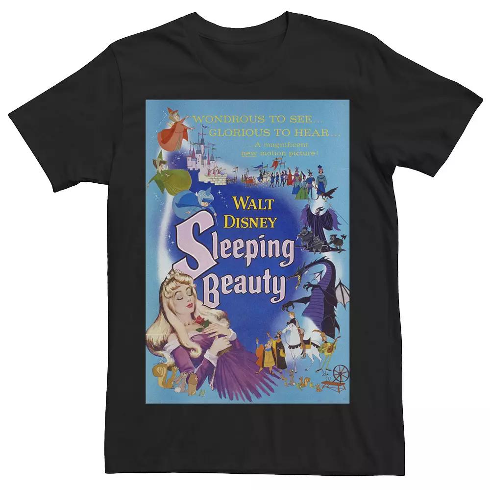 Disney's Sleeping Beauty Vintage Movie Poster Men's Tee,  Product Image