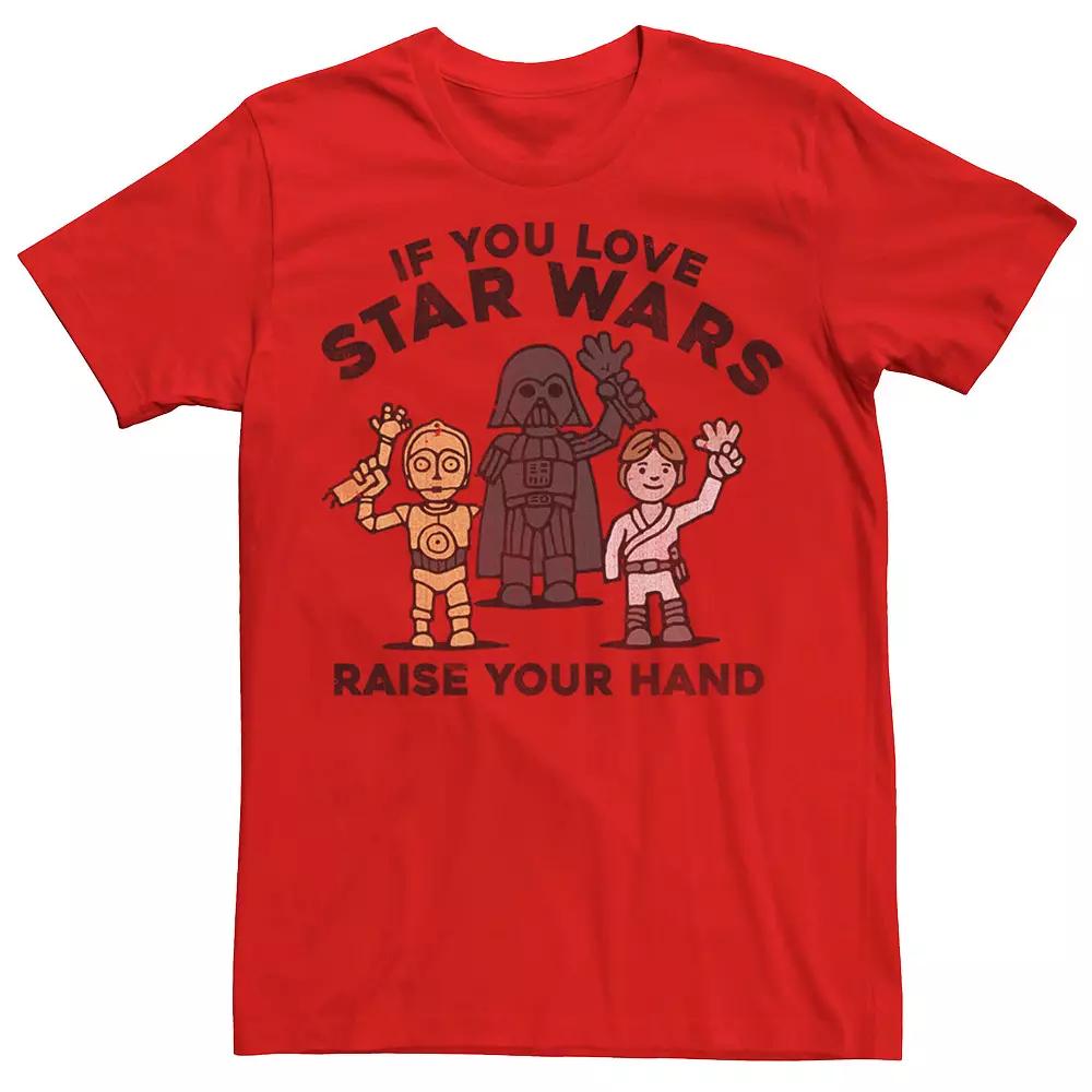 Men's Star Wars Raise Your Hand Doodle Sketch Tee,  Product Image