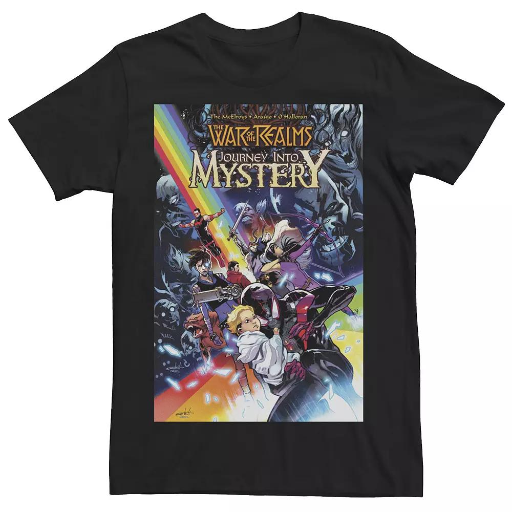 Men's Marvel Journey Into Mystery Miles Morales Comic Book Cover Tee,  Product Image