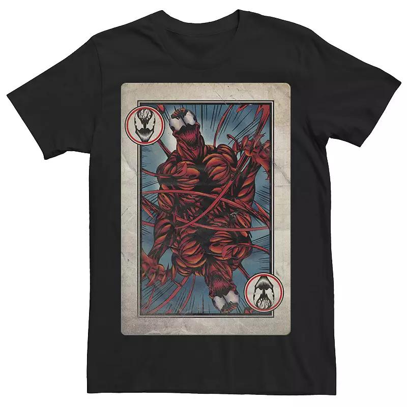 Men's Marvel Carnage Playing Card Tee,  Product Image