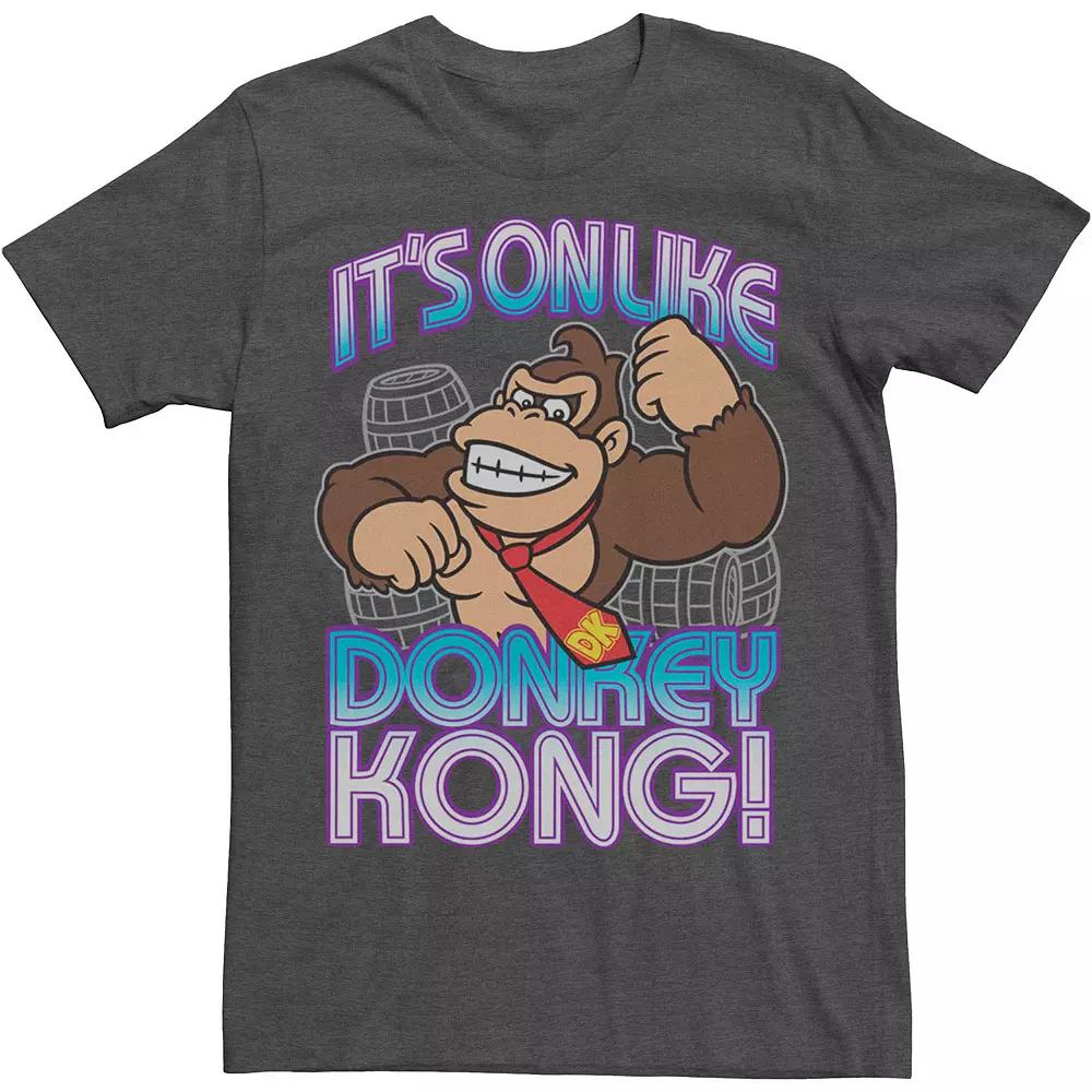 Big & Tall Nintendo Donkey Kong Its On Tee, Men's,  Product Image