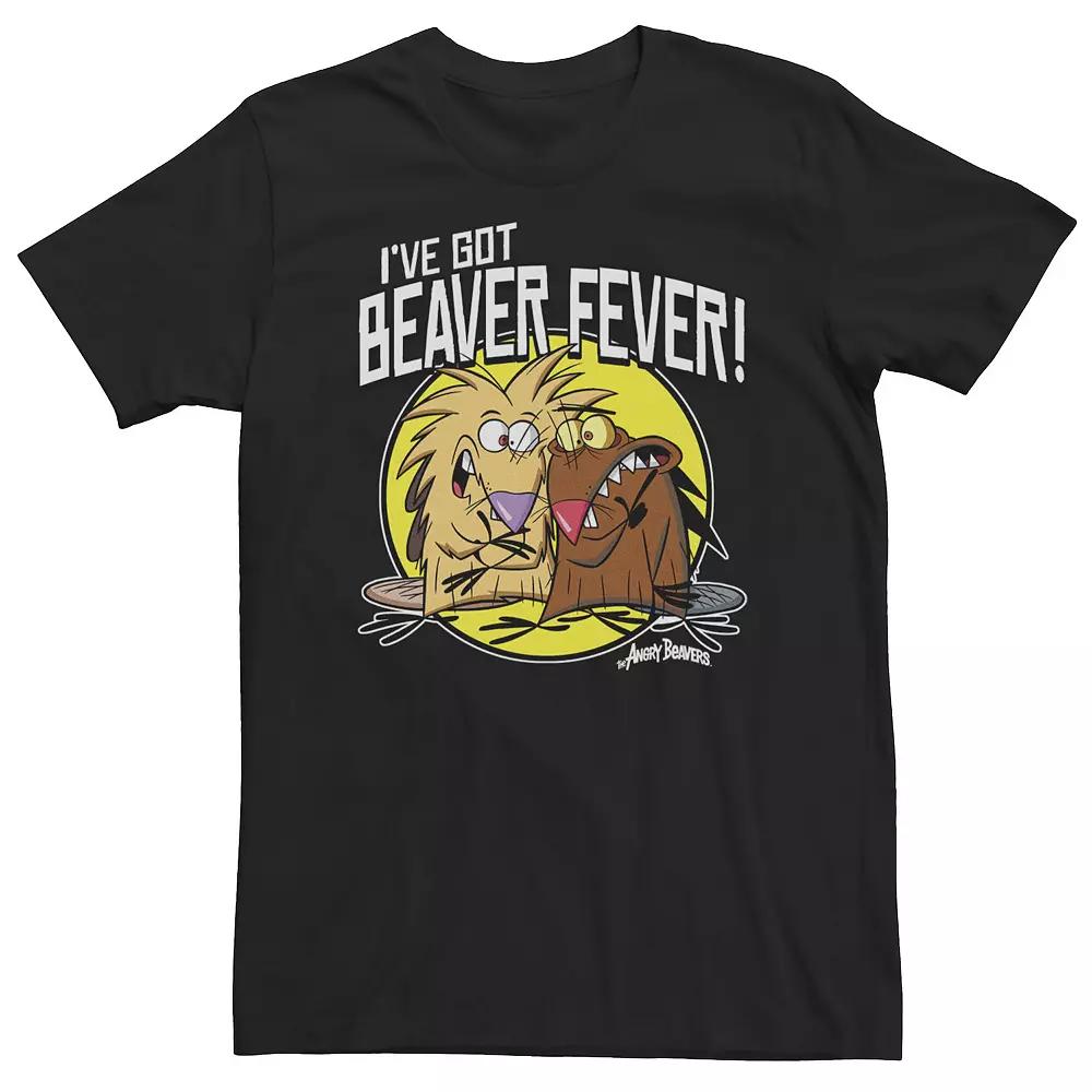Big & Tall Nickelodeon Angry Bevers I've Got Bever Fever Tee, Men's,  Product Image