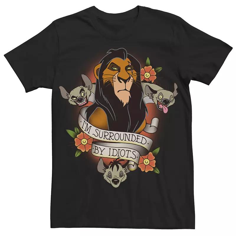 Men's Lion King Scar Surrounded By Idiots Tee,  Product Image