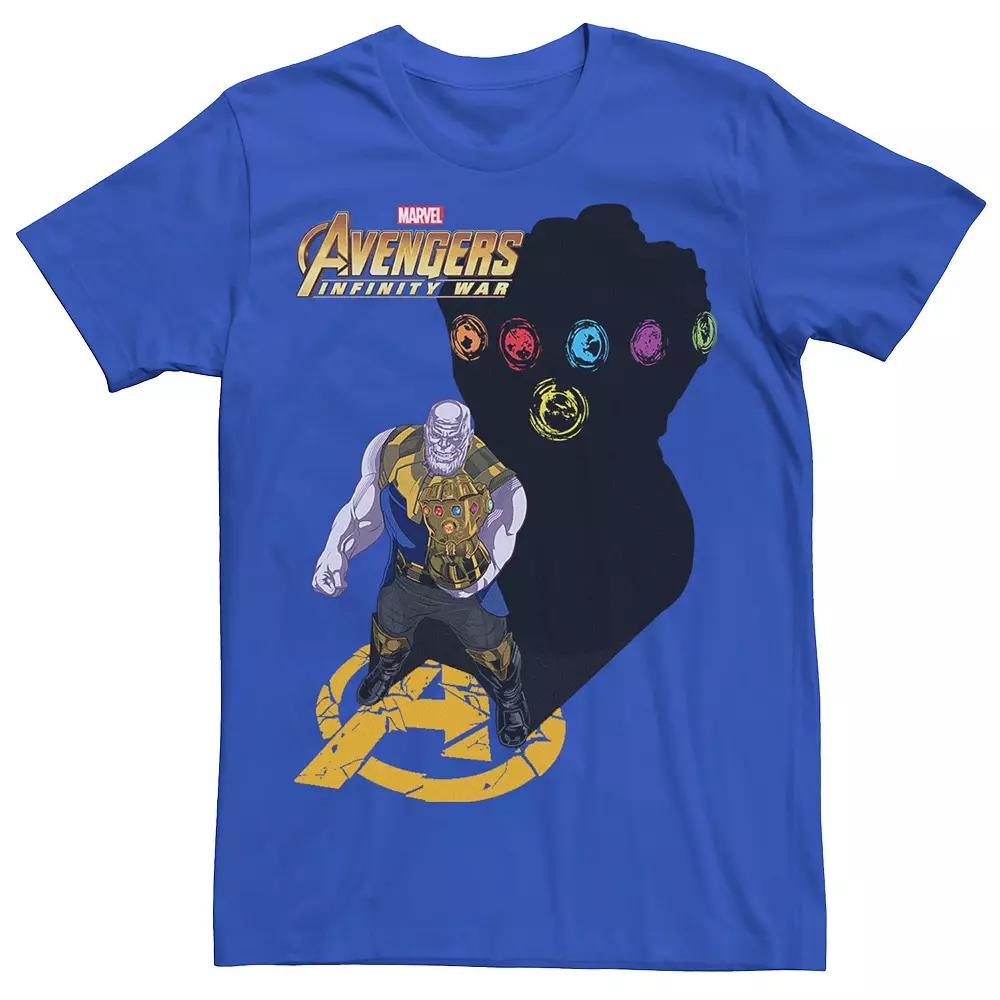 Men's Marvel Infinity War Thanos Gauntlet's Shadow Graphic Tee,  Product Image