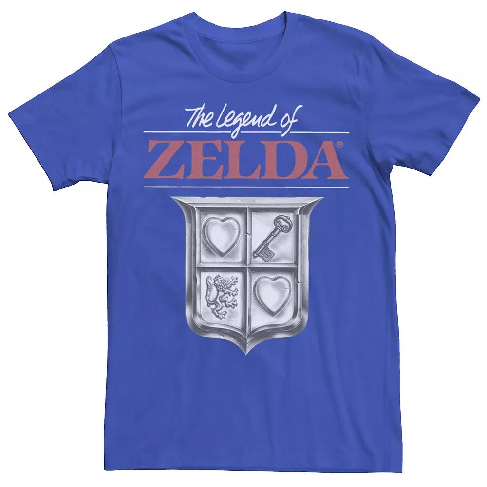 Men's The Legend Of Zelda Original Cover Logo Tee, Size: XS, Royal Product Image