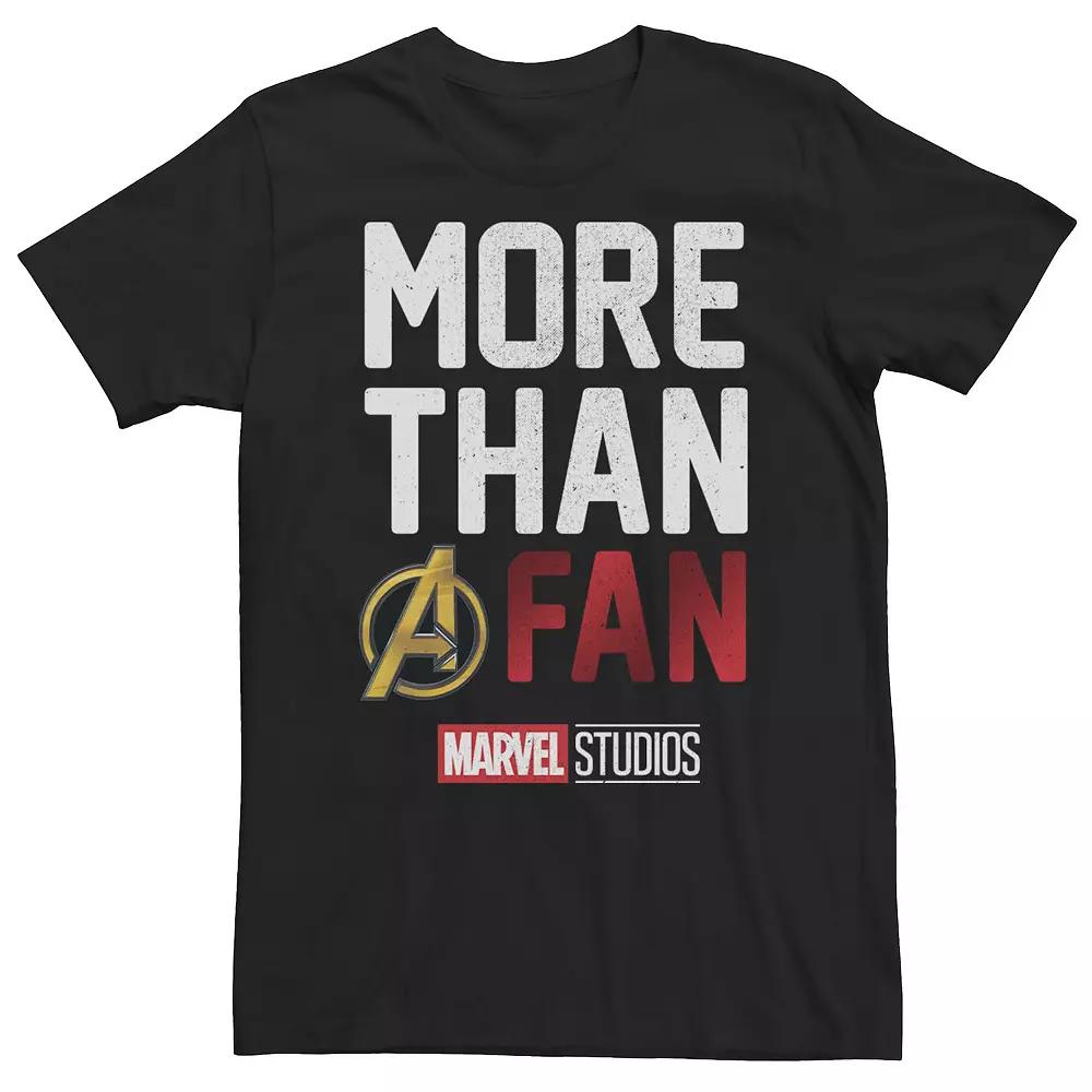 Big & Tall Marvel Studios More Than A Fan 10th Anniversary Tee, Men's,  Product Image