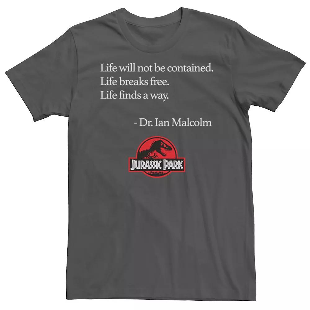 Men's Jurassic Park Life Finds A Way Quote Tee,  Product Image