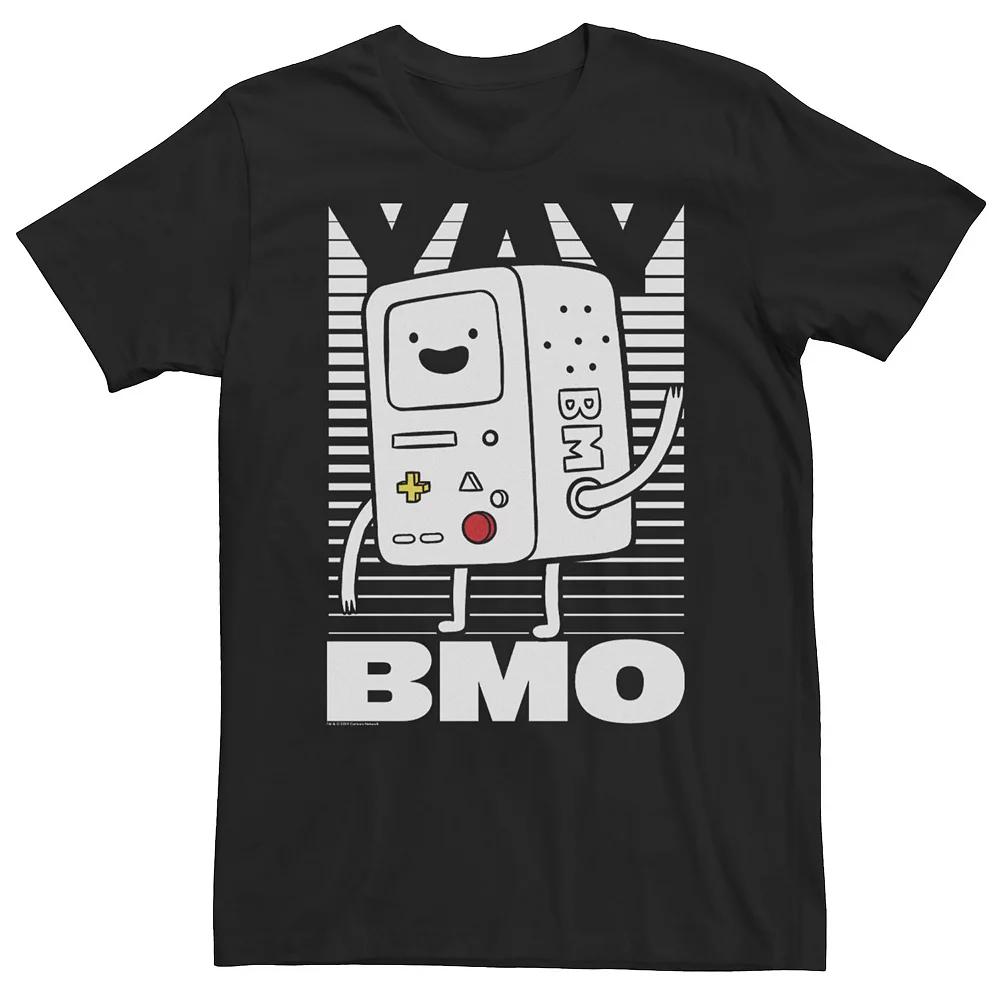 Big & Tall Cartoon Network Adventure Time BMO Wave YAY Halftone Fade Tee, Men's,  Product Image