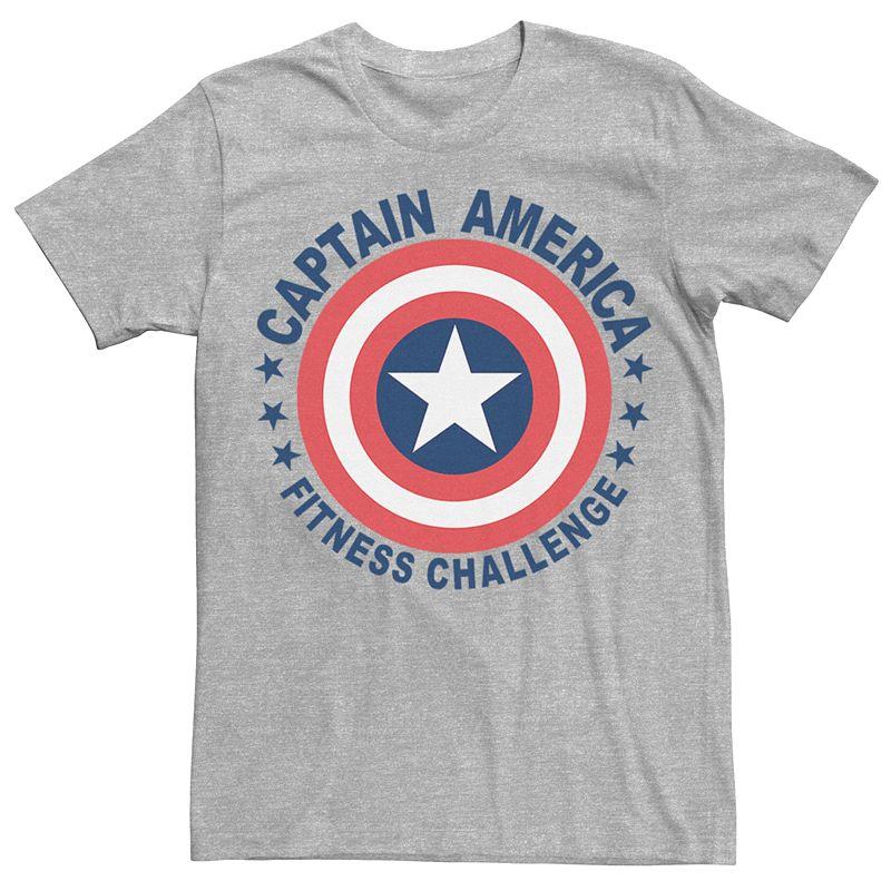 Men's Marvel Captain America Fitness Challenge Graphic Tee,  Product Image