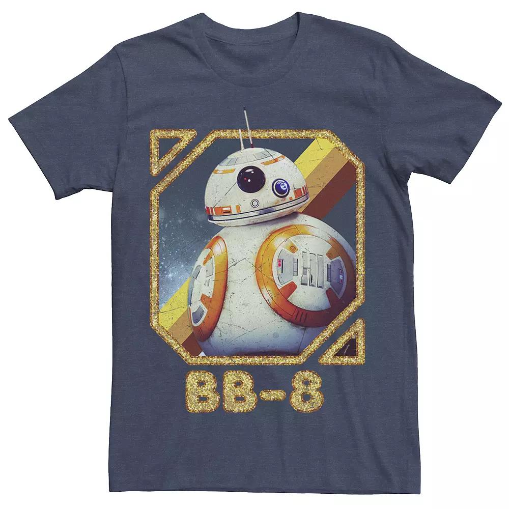 Men's Star Wars BB-8 Vintage Portrait Poster Tee,  Product Image