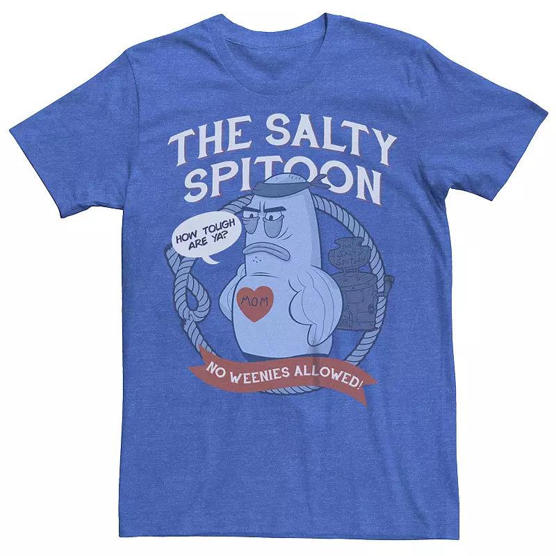Men's SpongeBob SquarePants The Salty Spitoon Graphic Tee, Size: XXL, Royal Grey Product Image