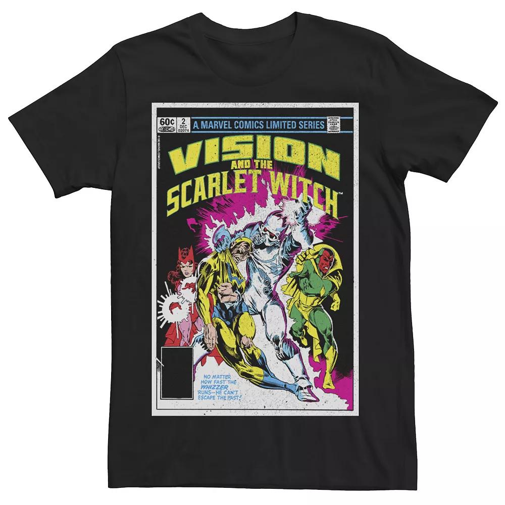 Men's Marvel Vision And The Scarlet Witch Can't Escape The Past Tee,  Product Image