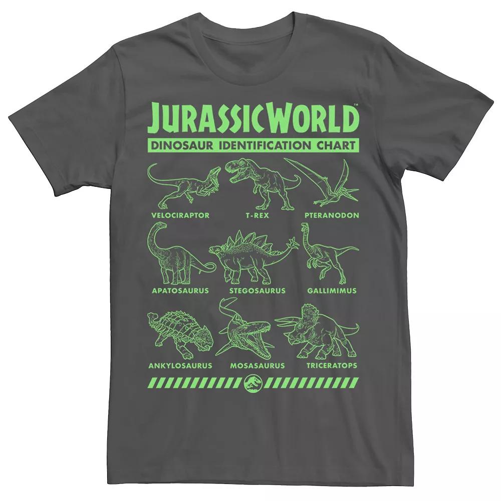 Men's Jurassic World Two Dino Gradient ID Chart Tee,  Product Image