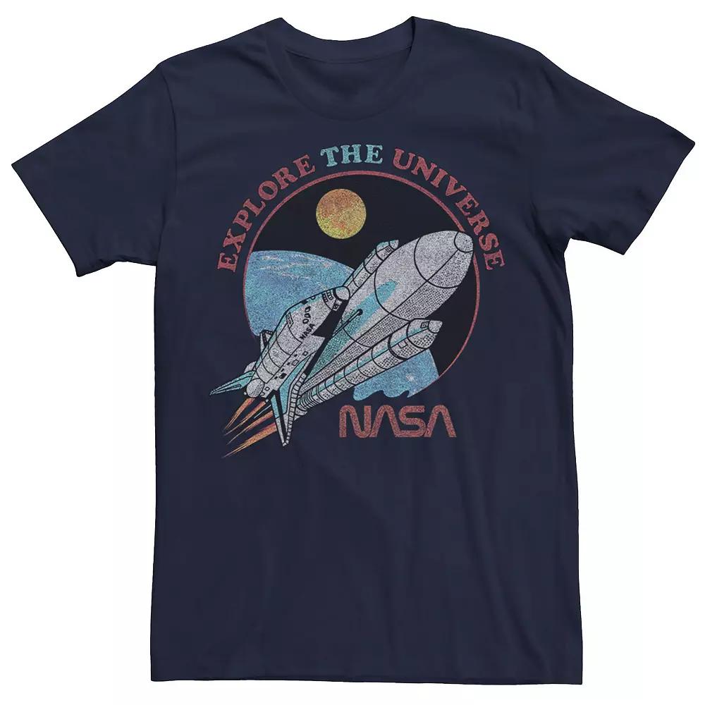 Men's NASA Explore The Universe Circle Portrait Tee,  Product Image