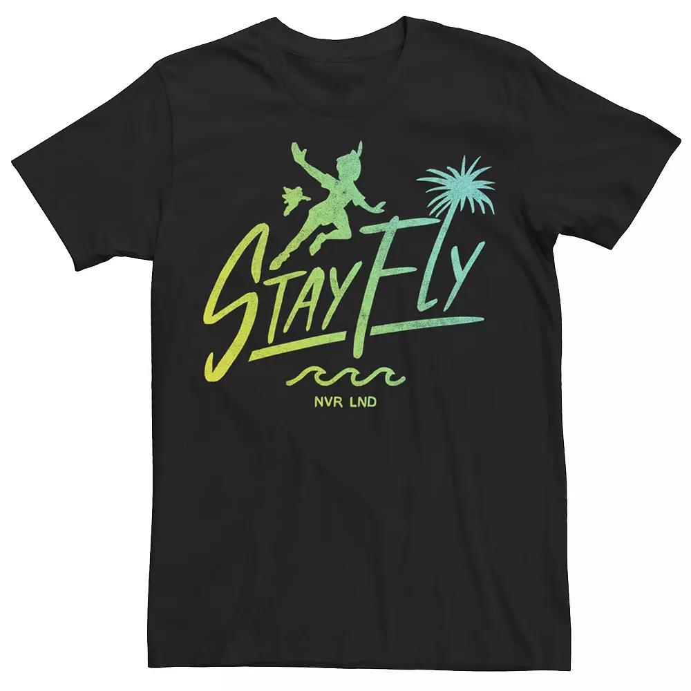Disney's Peter Pan Men's Stay Fly Gradient Silhouette Tee,  Product Image
