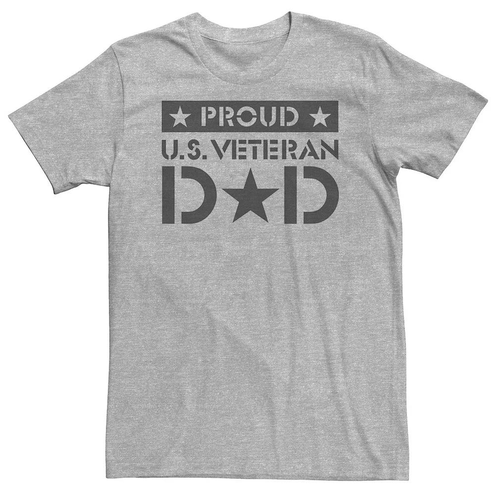 Big & Tall Father's Day "Proud U.S. Veteran" Dad Star Tee, Men's,  Product Image