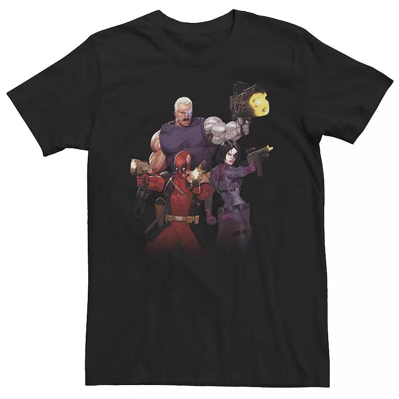 Big & Tall Marvel Deadpool Merc's Gym No Pain No Gain Tee, Men's,  Product Image